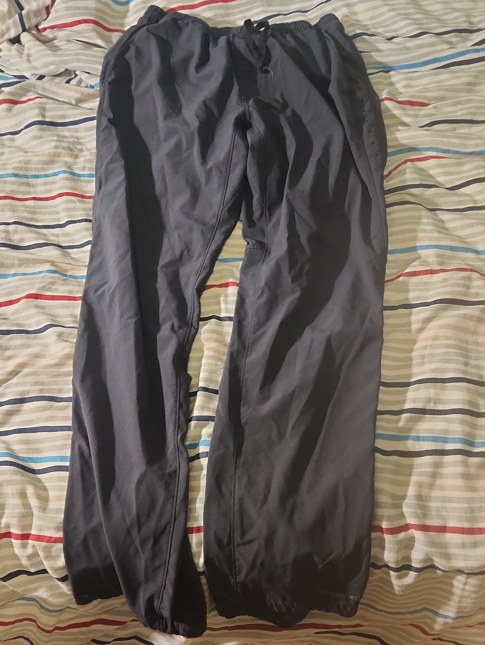 Brooks Pure Project Track Running Joggers Pants Womens Small Gray Slate Graphite - Picture 2 of 15